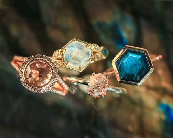 Meet The Feldspars - Moonstone, Labradorite, & Sunstone-Staghead Designs