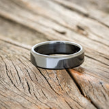 SOLID METAL HAND-TURNED WEDDING BAND-6