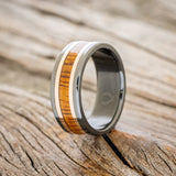 "KALDER" - KOA WOOD & 14K GOLD INLAYS WEDDING RING-1