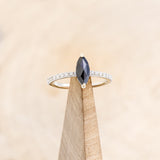 "RAMONA" - ENGAGEMENT RING WITH DIAMOND ACCENTS - MOUNTING ONLY - SELECT YOUR OWN STONE-8