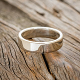 SOLID METAL HAND-TURNED WEDDING BAND-9