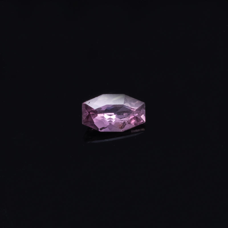 "FREESIA" - ELONGATED OCTAGON DARK PINK MADAGASCAR SAPPHIRE-4