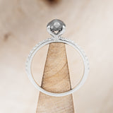 "RAMONA" - ENGAGEMENT RING WITH DIAMOND ACCENTS - MOUNTING ONLY - SELECT YOUR OWN STONE-10