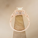 "RELICA" - OVAL WELO OPAL ENGAGEMENT RING WITH DIAMOND ACCENTS-5