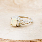 "RELICA" - OVAL WELO OPAL ENGAGEMENT RING WITH DIAMOND ACCENTS-9