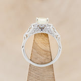 "RELICA" - OVAL WELO OPAL ENGAGEMENT RING WITH DIAMOND ACCENTS-11